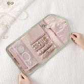 Elegant Travel Jewellery Organizer Roll